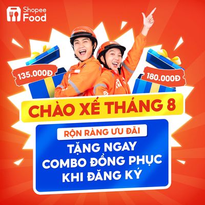 [HÀ NỘI] SHOPEEFOOD TUYỂN DỤNG TÀI XẾ THÁNG 08