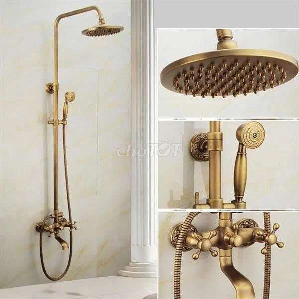 Vòi sen tắm Đồng thau Cổ điển. Mua bán Thiết bị vệ sinh, nhà tắm tại Quận Bình Tân Tp Hồ Chí Minh được đăng bởi Nhật Hạ hình 1