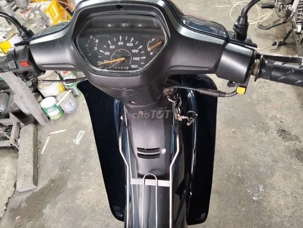 Honda Wave Alpha, сине-черная, корейская сборка
