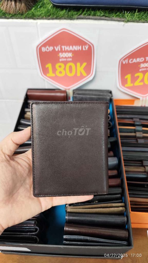 Bóp ví đứng đựng tiền nam cao cấp VN003. Mua bán Túi xách tại Huyện Hóc Môn Tp Hồ Chí Minh được đăng bởi Nguyễn Nam hình 1