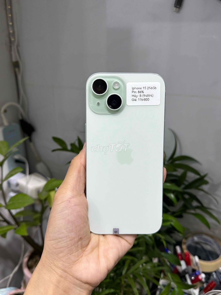 15 Thường 256G QT Xanh Green P86 Zin ốc áp Đẹp 98. Mua bán Điện thoại tại Huyện Hóc Môn Tp Hồ Chí Minh được đăng bởi Nguyễn Thu hình 1