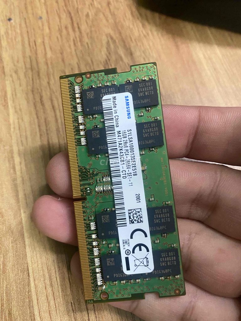 Ram Laptop 16G Samsung ddr4 Bus 2666mhz zin us