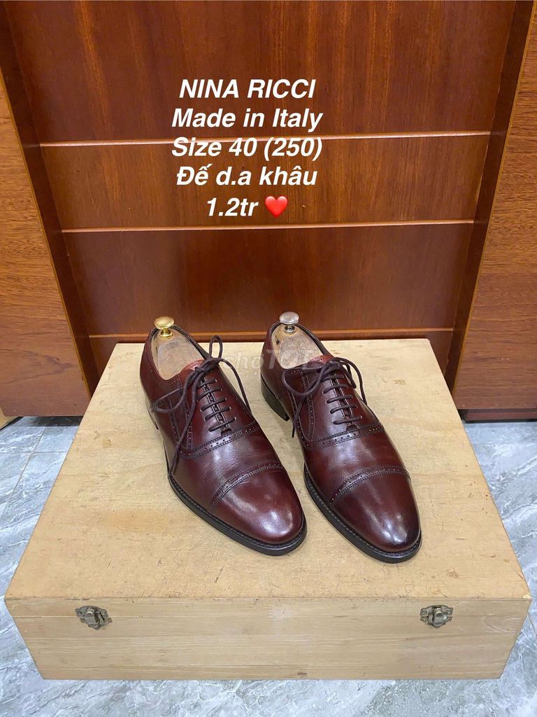 Giày tây NINA RICCI Nam Da size 40. Mua bán Giày dép tại Thành phố Long Xuyên An Giang được đăng bởi Văn hình 1