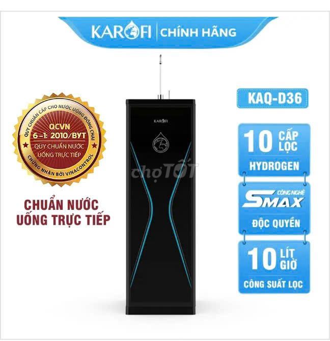 Máy lọc nước Karofi KAQ-D36 Smax 10 cấp Hydrogen. Mua bán Bếp, lò, đồ điện nhà bếp tại Huyện Bình Chánh Tp Hồ Chí Minh được đăng bởi Vuong Cao hình 1