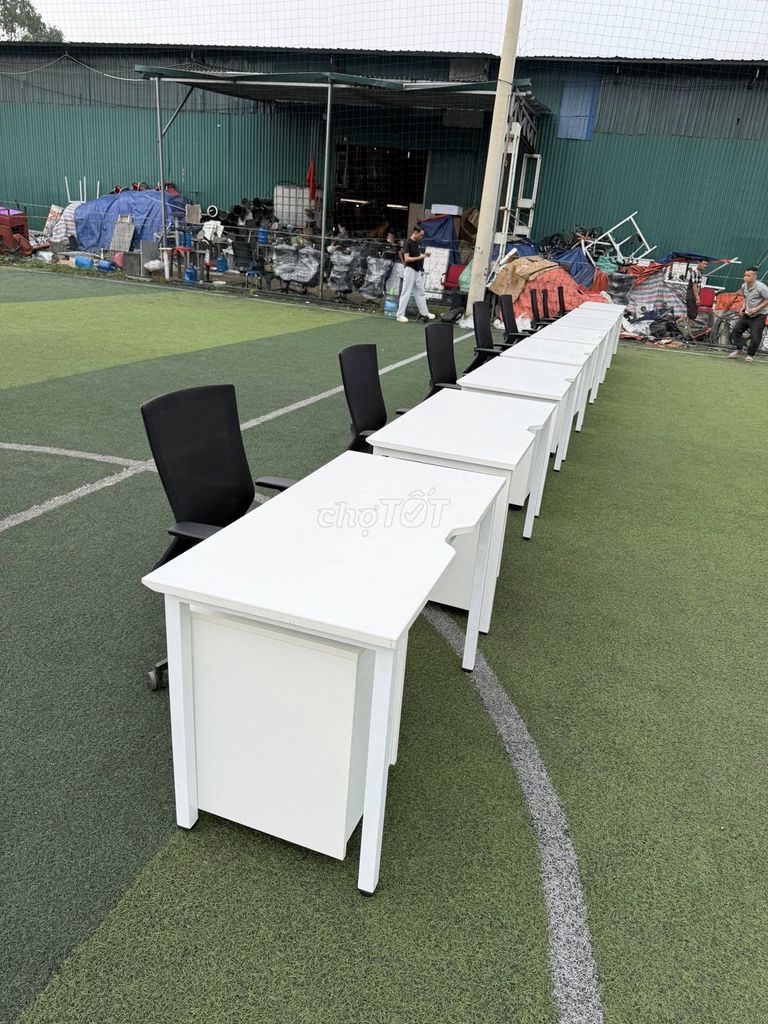 Bàn làm việc Sunon Trắng 60x120x75cm. Mua bán Bàn ghế tại Huyện Thanh Trì Hà Nội được đăng bởi Bùi Tùng hình 1