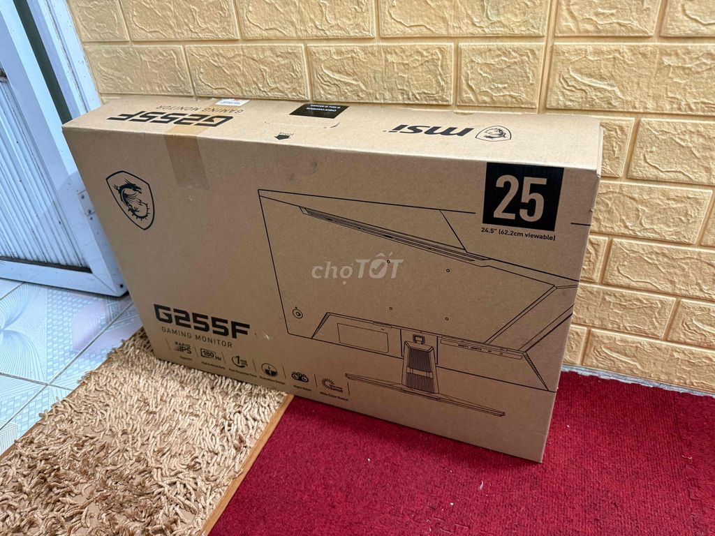 Bán màn MSI 25inch M255F 180hz mới full box