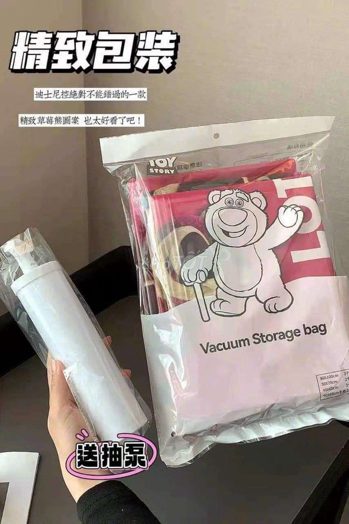 Sét 10 túi hút chân không ( kèm bơm tay). Mua bán Nội thất, đồ gia dụng khác tại Quận Hà Đông Hà Nội được đăng bởi Đinh Len hình 1