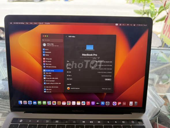 Apple MacBook Pro 2017 Xám 299GB. Mua bán Laptop tại Thành phố Thuận An Bình Dương được đăng bởi Hội Đồ Điện Tử hình 1