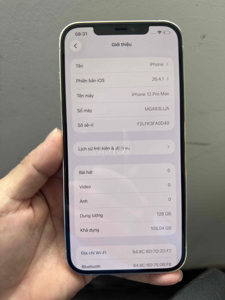 Apple iPhone 12 Pro Max 128GB. Mua bán Điện thoại tại Huyện Bình Chánh Tp Hồ Chí Minh được đăng bởi NHATLV hình 1