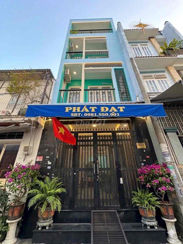 Nhà 4 tầng hẻm Độc Lập - 56m2 - 6ty6