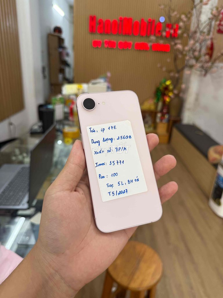 iPhone 17e Hồng 256GB - Bán Chuyên. Mua bán Điện thoại tại Quận Đống Đa Hà Nội được đăng bởi Hoàng quân store hình 1