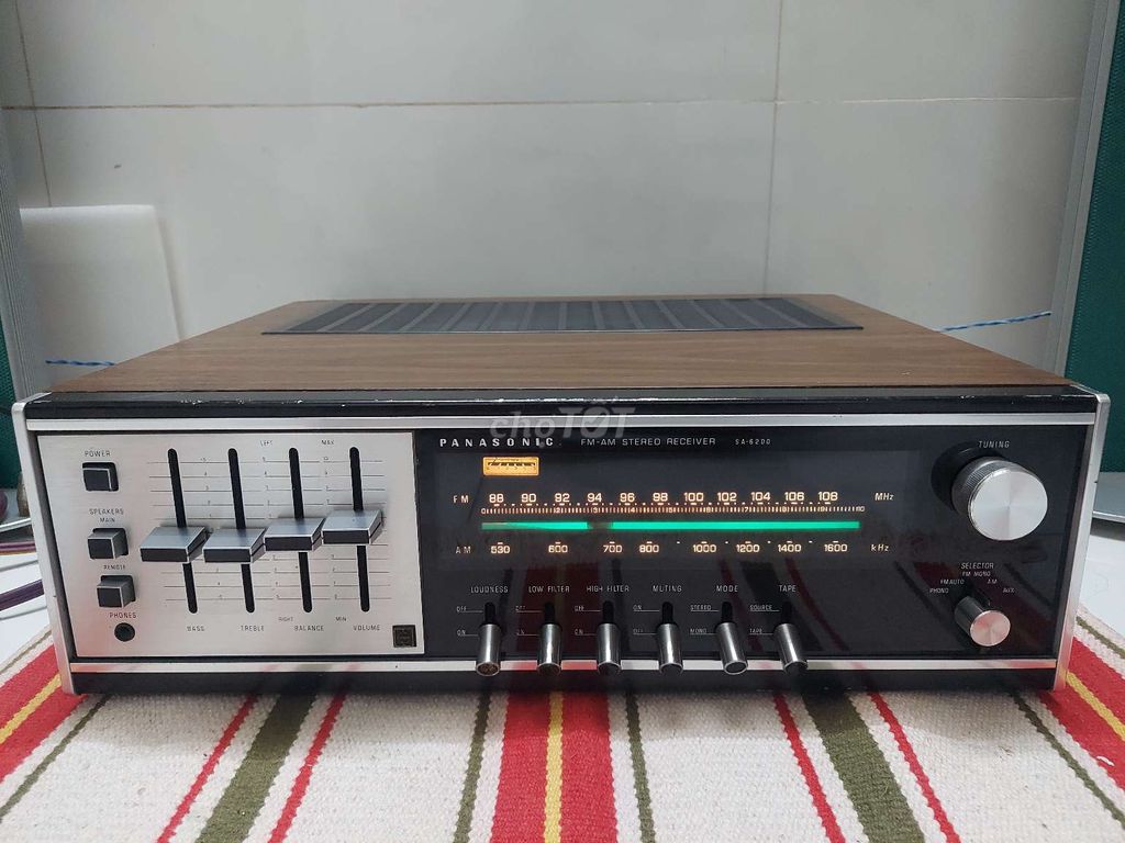Amplifier Receiver Panasonic SA-6200 Made in Japan. Mua bán Tivi, Âm thanh tại Quận 4 Tp Hồ Chí Minh được đăng bởi Bảo Thanh Collection hình 1