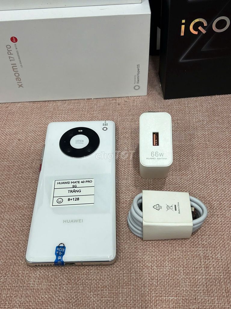 Huawei Mate 40 Pro 5G 8/128 Trắng sạc 66w có COD. Mua bán Điện thoại tại Quận Hoàng Mai Hà Nội được đăng bởi Trần Ngọc Hiếu hình 1