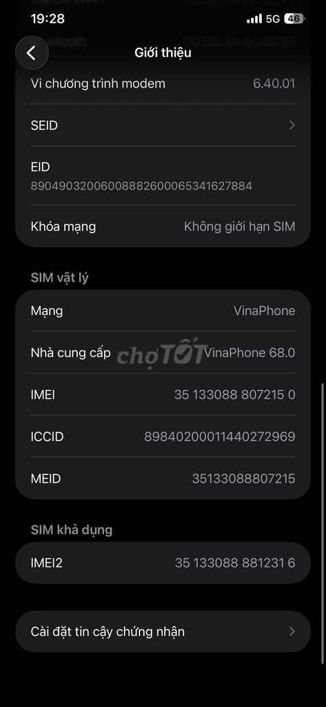 iPhone 12 Pro Max 128GB Vàng LLA. Mua bán Điện thoại tại Quận Hoàn Kiếm Hà Nội được đăng bởi Long Con hình 1