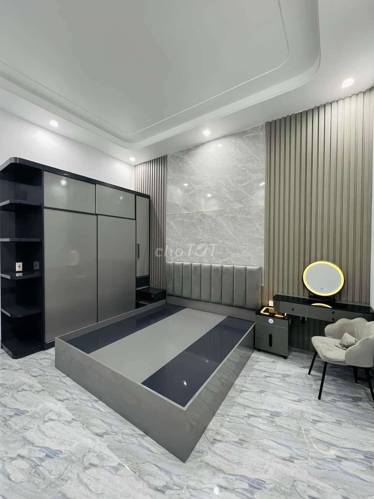Combo phòng ngủ Gỗ Nệm Xám Hiện đại. Mua bán Giường, chăn ga gối nệm tại Quận Thanh Khê Đà Nẵng được đăng bởi Nội Thất Gia Bảo hình 1