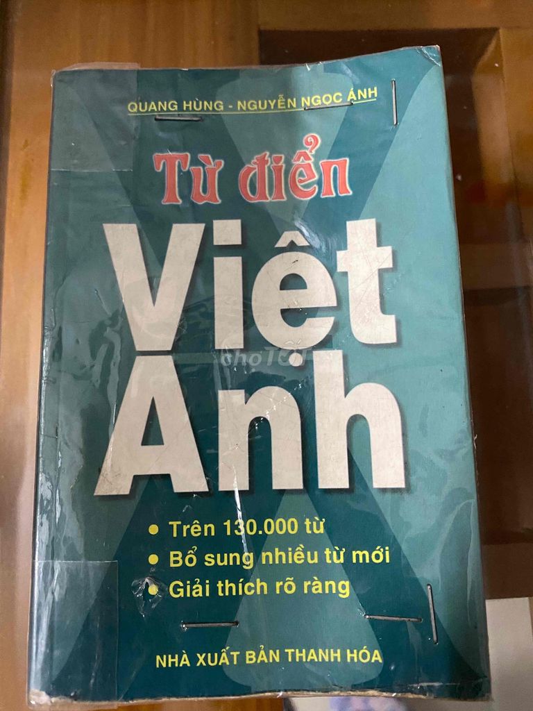 Từ điển Việt Anh Quang Hùng Nguyễn Ngọc Anh Mới. Mua bán Sách tại Quận 12 Tp Hồ Chí Minh được đăng bởi cô ba saigon hình 1