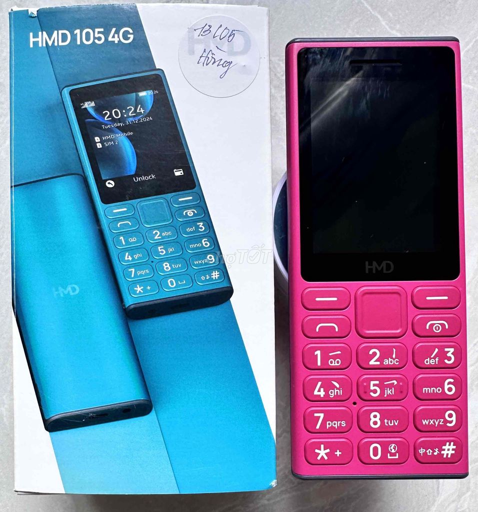 HMD 105 4G 128MB Hồng. Mua bán Điện thoại tại Thành phố Biên Hòa Đồng Nai được đăng bởi Nguyễn Thành Cứ hình 1