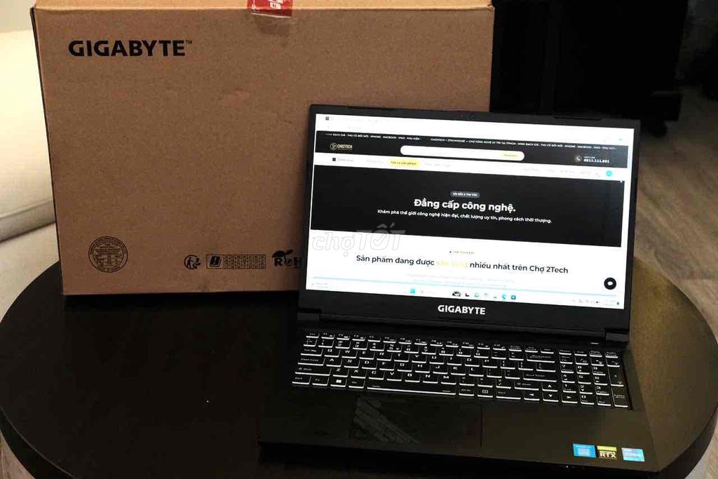 GIGABYTE G5 RE i5-12500HX 16GB/768GB 98%. Mua bán Laptop tại Quận Bình Thạnh Tp Hồ Chí Minh được đăng bởi Bảo Bảo hình 1