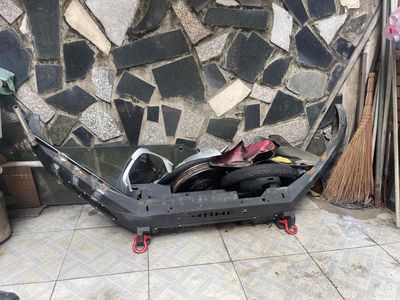 Cản Hamer Ranger Kim loại Đen