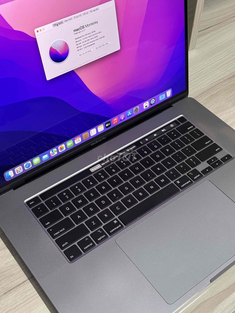 Macbook Pro 2019 - 16 in ,i9/ Ram 64 GB/SSD 512 gb