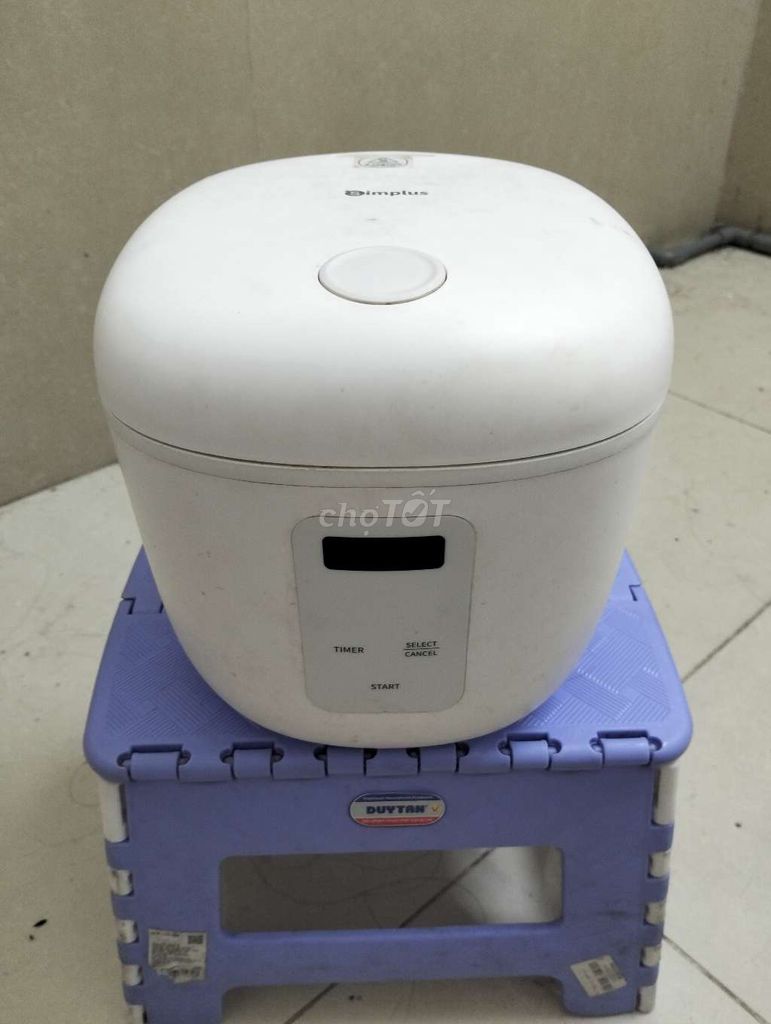 Nồi cơm điện Simplus Trắng. Mua bán Bếp, lò, đồ điện nhà bếp tại Quận Bình Tân Tp Hồ Chí Minh được đăng bởi Kim Lân hình 1