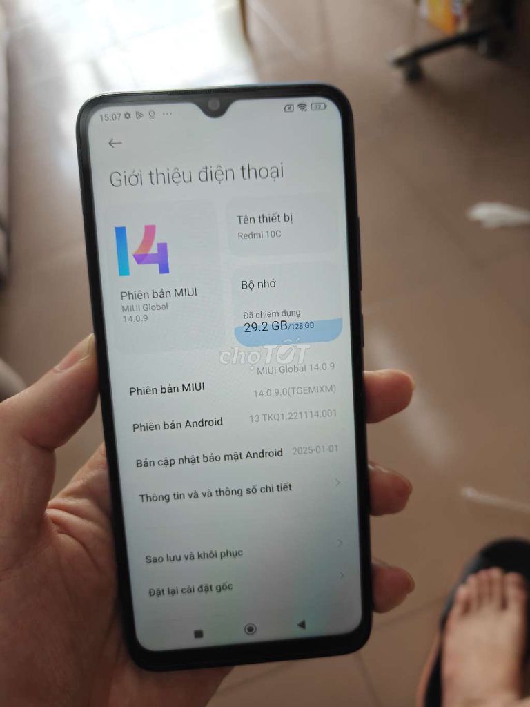 Xiaomi Redmi 10C 128GB Xanh. Mua bán Điện thoại tại Quận Thanh Xuân Hà Nội được đăng bởi cửa hàng điện thoại giá rẻ hình 1