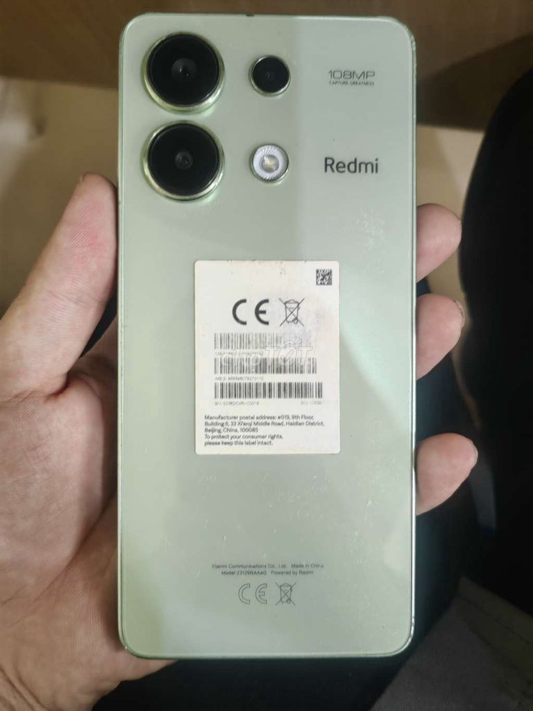 Xiaomi Redmi Note 13 128GB Xanh lá. Mua bán Điện thoại tại Quận Bắc Từ Liêm Hà Nội được đăng bởi Mohames Sala hình 1