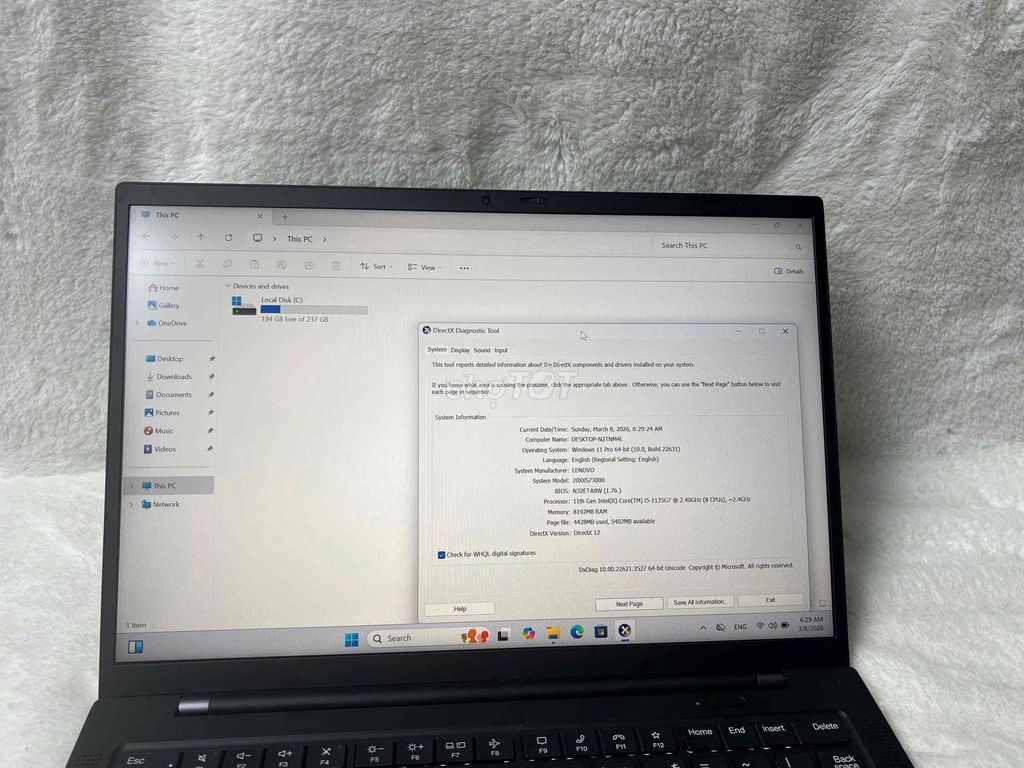 Lenovo Thinkpad X1 Carbon Gen 9 i5 8GB/256GB Đen. Mua bán Laptop tại Thị xã Hương Thủy Thừa Thiên Huế được đăng bởi Quỳnh Nhi hình 1