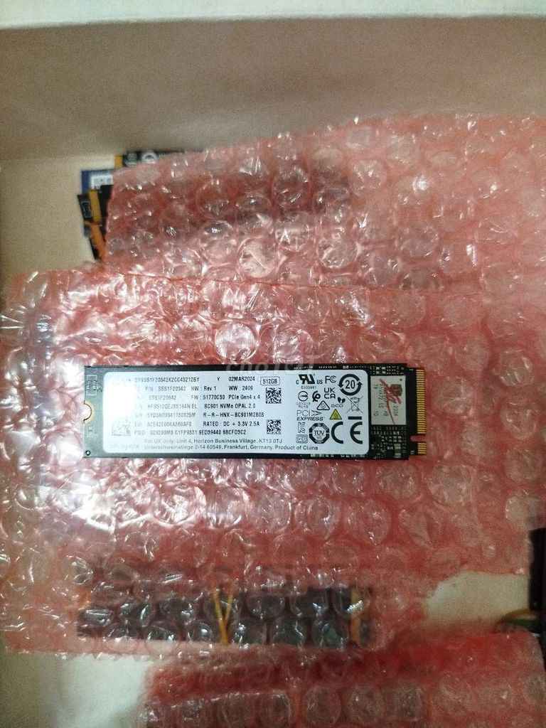 Ssd Hynix Bc901 512gn gen4 new