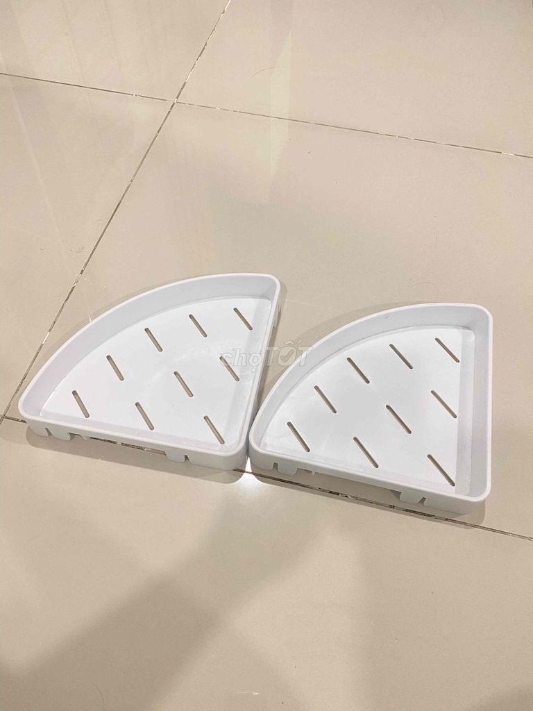 Kệ góc nhựa Trắng phòng tắm. Mua bán Thiết bị vệ sinh, nhà tắm tại Quận 8 Tp Hồ Chí Minh được đăng bởi Ngọc Châu hình 1