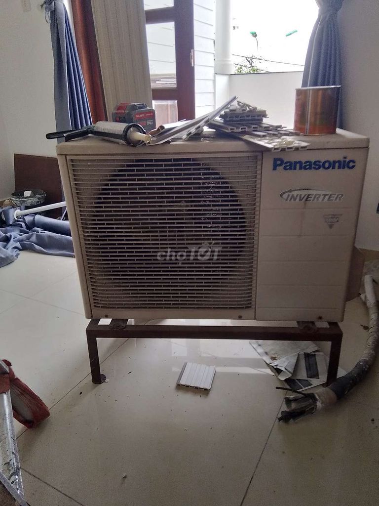 Cục nóng máy lạnh Panasonic Inverter Trắng ngà. Mua bán Máy lạnh, điều hoà tại Quận Bình Tân Tp Hồ Chí Minh được đăng bởi Kim Hoài hình 1