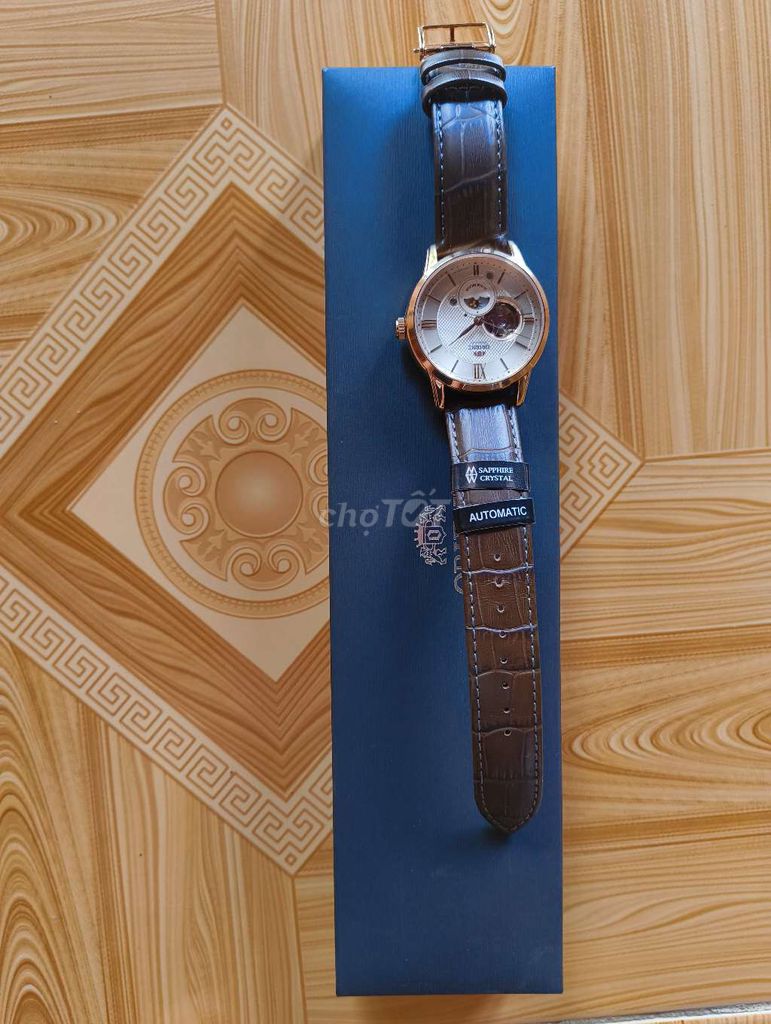 Đồng hồ Orient Automatic Nam Dây da Nâu. Mua bán Đồng hồ tại Huyện Vĩnh Bảo Hải Phòng được đăng bởi Huy Đoàn hình 1