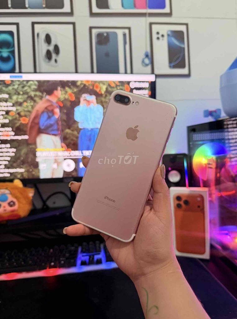 Apple iPhone 7 Plus 32GB Hồng Đã sử dụng. Mua bán Điện thoại tại Huyện Mỏ Cày Bắc Bến Tre được đăng bởi Như Bán Táo hình 1