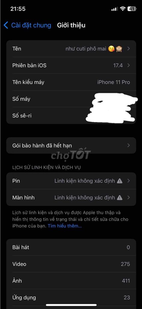 Apple iPhone 11 Pro. Mua bán Điện thoại tại Quận Tân Phú Tp Hồ Chí Minh được đăng bởi Trần Minh Phát hình 1