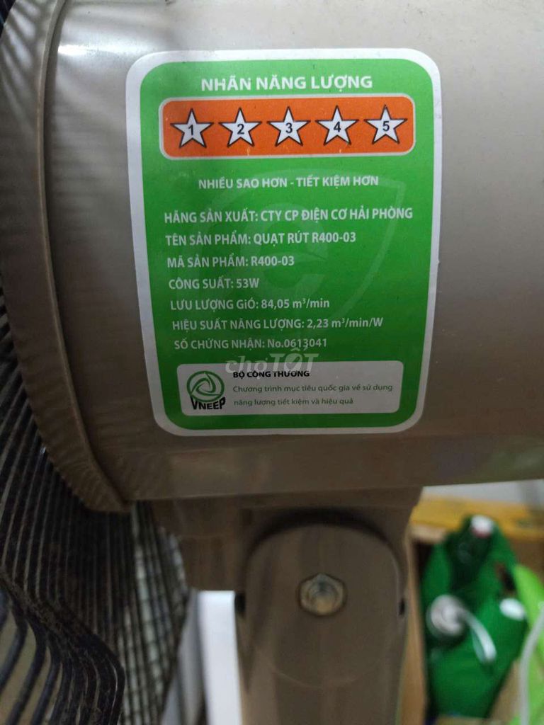 Dọn nhà bán : Quạt điện Điện cơ Hải Phòng R400-03. Mua bán Quạt tại Quận Hải An Hải Phòng được đăng bởi Tuấn hp hình 1