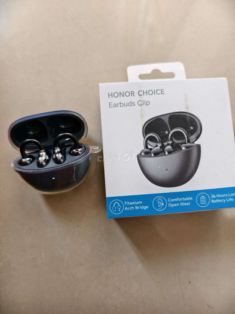 Tai nghe Honor Choice Earbuds Clip Đen. Mua bán Tivi, Âm thanh tại Thị xã An Nhơn Bình Định được đăng bởi MrT hình 1