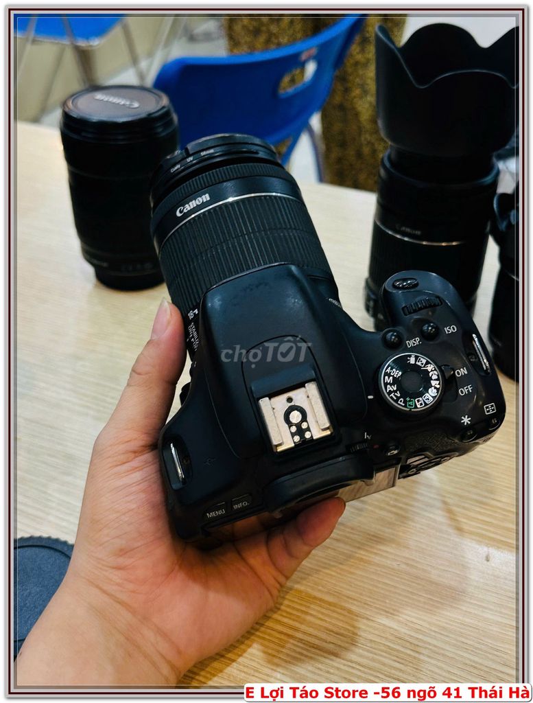 E pass Máy ảnh Canon 600D + 18-55 STM. Mua bán Máy ảnh, Máy quay tại Quận Đống Đa Hà Nội được đăng bởi Nguyễn Tiến Lợi hình 1