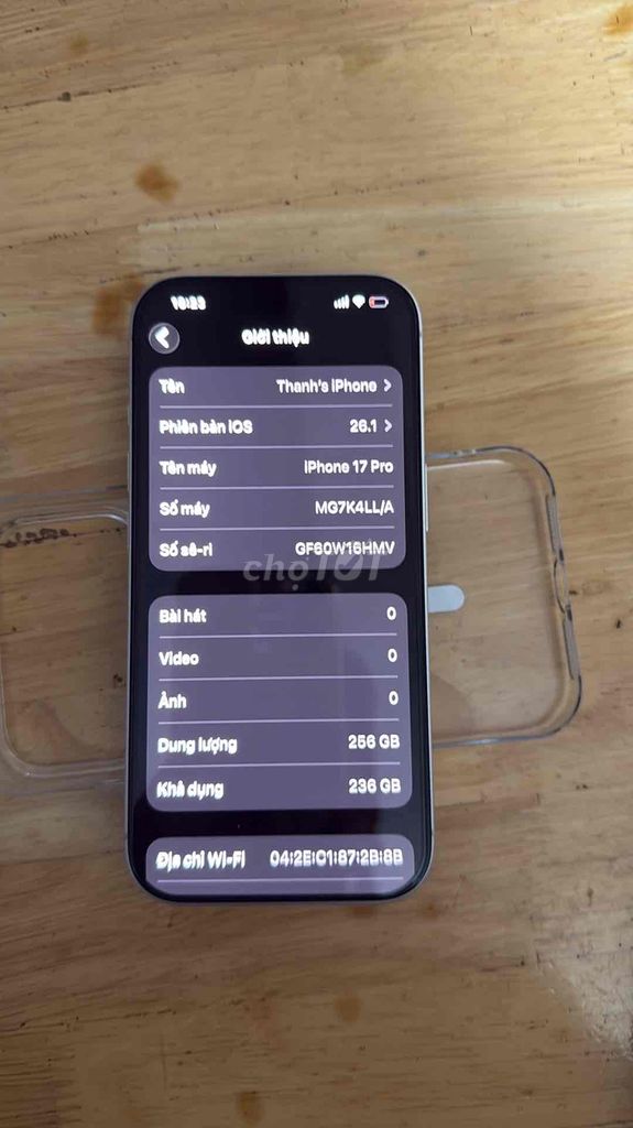 iPhone 17 Pro 256GB Bạc Máy lock. Mua bán Điện thoại tại Quận Bình Thạnh Tp Hồ Chí Minh được đăng bởi Hoàng Văn Khánh hình 1
