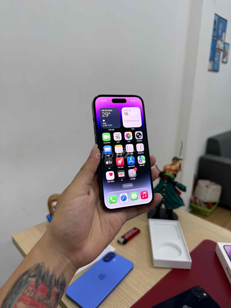 iPhone 14 Pro QTE 128G Zin All Nguyên Bản Full CN. Mua bán Điện thoại tại Quận Đống Đa Hà Nội được đăng bởi Hà Nội Mobile Bao Duyệt Nợ Xấu hình 1