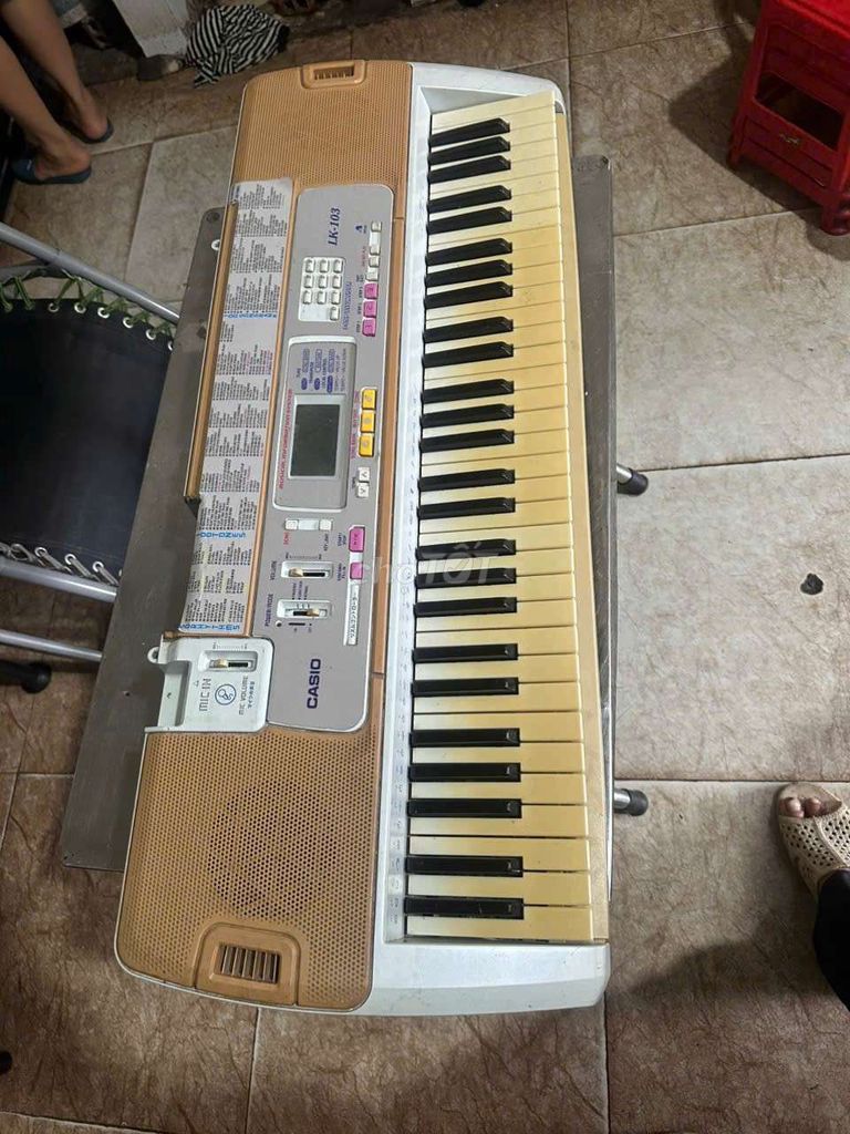Đàn organ điện tử Casio LK-103. Mua bán Nhạc cụ tại Quận Tân Phú Tp Hồ Chí Minh được đăng bởi bi  hình 1