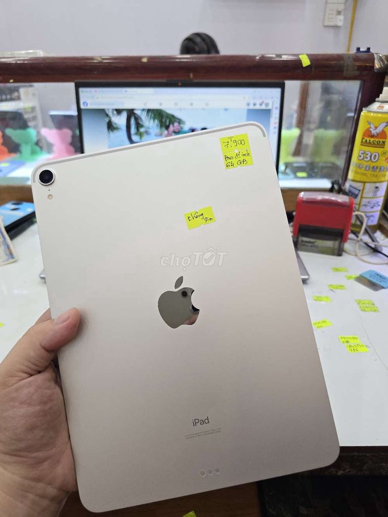 Apple ipad Pro 11 inch A1980 64GB. Mua bán Máy tính bảng tại Thành phố Long Xuyên An Giang được đăng bởi Facebook Cầm Đồ Thúy Vân hình 1