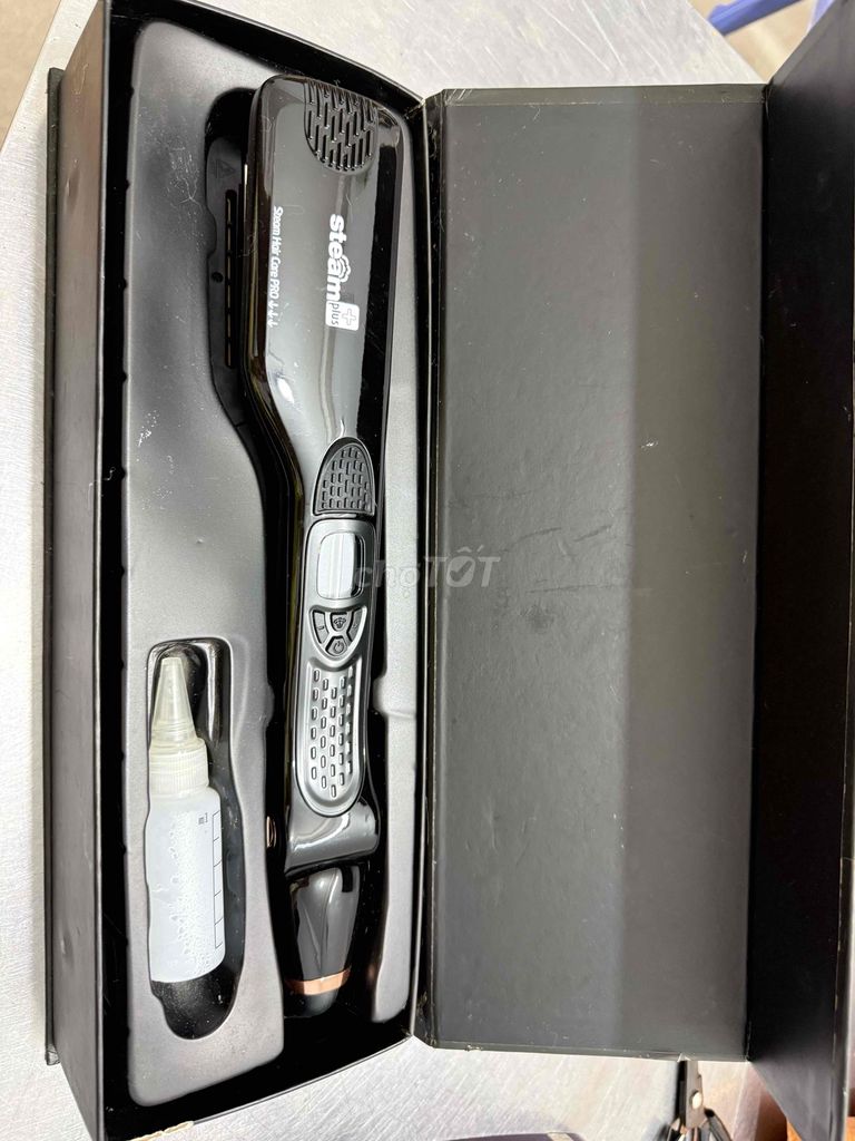 Máy kẹp tóc hơi nước SteamPod 3.0 Đen. Mua bán Phụ kiện thời trang khác tại Thành phố Vũng Tàu Bà Rịa - Vũng Tàu được đăng bởi Trần Nhật Anh hình 1