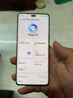 Em Cần Ra Đi Honor 100 Pro 16/256 có gl