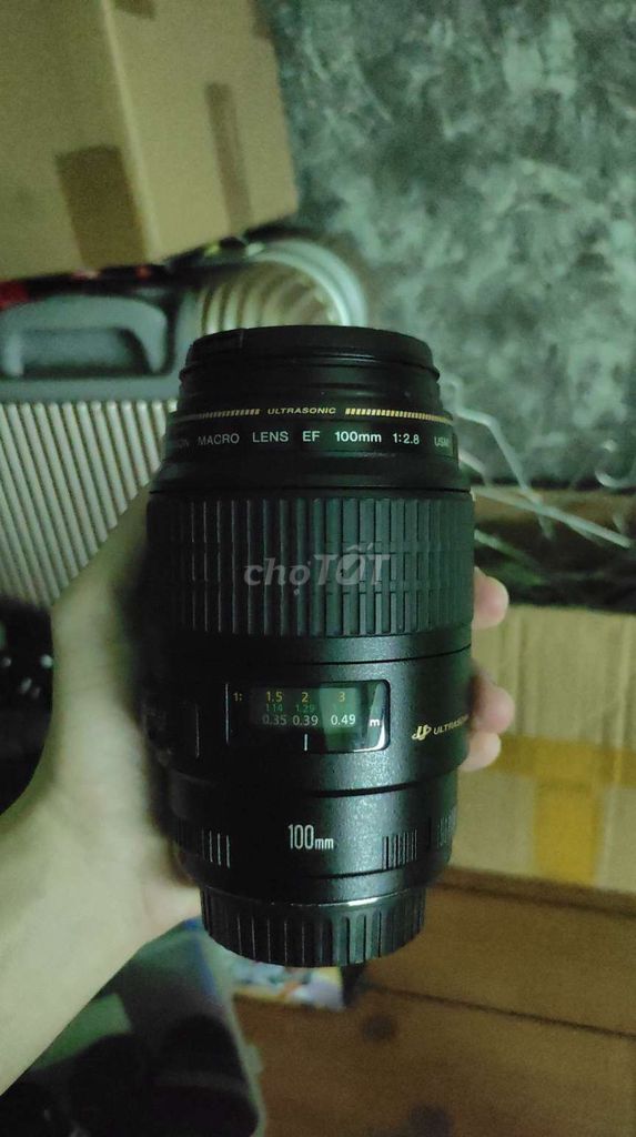 Ống kính Canon EF 100mm f/2.8 Đen. Mua bán Máy ảnh, Máy quay tại Huyện Bình Chánh Tp Hồ Chí Minh được đăng bởi Quang Đỗ hình 1