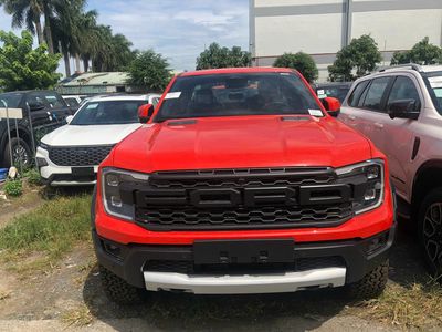 Ford Raptor máy dầu, xăng màu cam xe sẵn giao liền