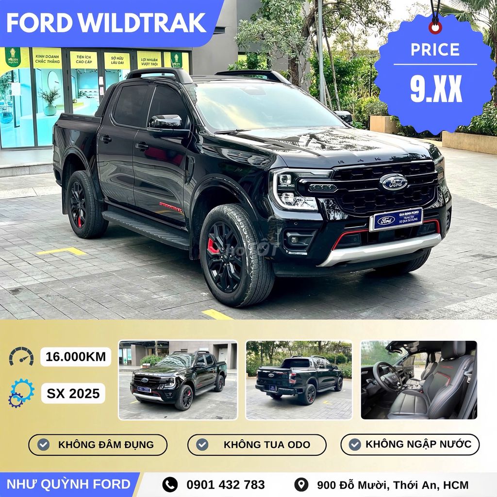 Ford Ranger Stormtrak 2025 Đen 16.000 km. Mua bán Ô tô tại Quận 12 Tp Hồ Chí Minh được đăng bởi Như Quỳnh Ford hình 1