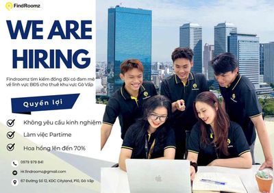 Findroomz Tuyển 10 Nhân viên Sale Phòng Partime. Việc làm tại Quận Gò Vấp Tp Hồ Chí Minh được đăng bởi Ánh Nguyệt Findroomz