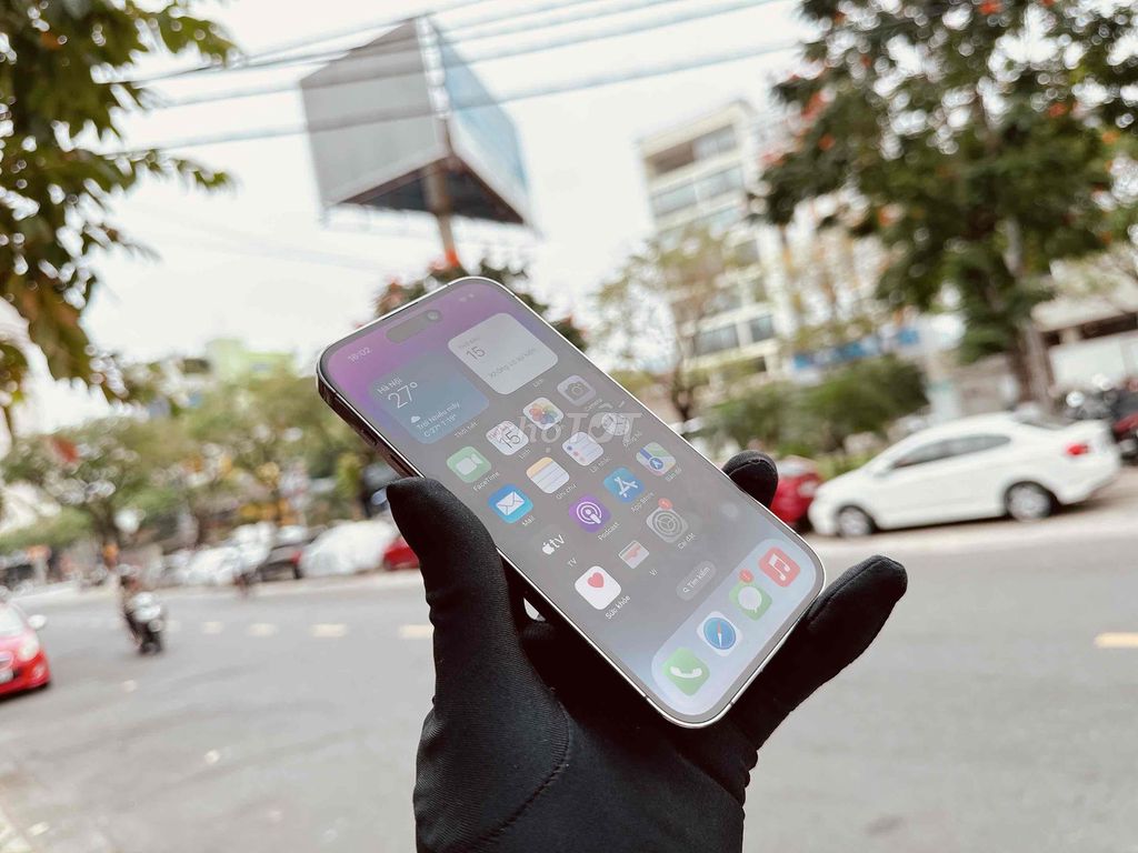 iPhone 14 Pro 256G Quốc Tế 99% rin Áp có Trả Góp