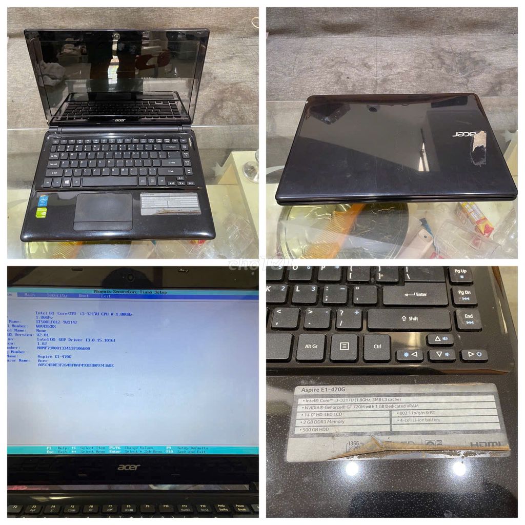 Acer E1-470G i3-3217U 550k. Mua bán Laptop tại Thành phố Biên Hòa Đồng Nai được đăng bởi Thanh lý lô hình 1