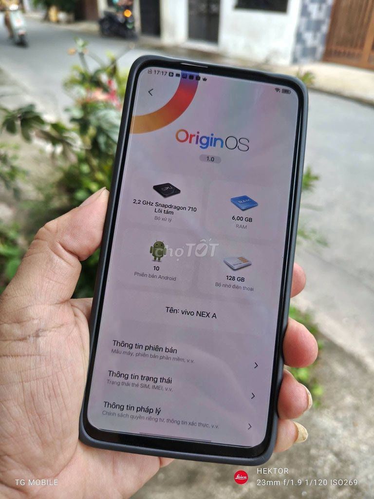 Vivo NEX A 128GB Đen Snapdragon 710. Mua bán Điện thoại tại Thành phố Biên Hòa Đồng Nai được đăng bởi Hội Đồ Điện Tử hình 1